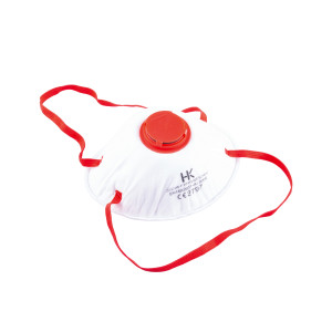 Respirátor FFP3 s ventilom, biely/10ks bal.