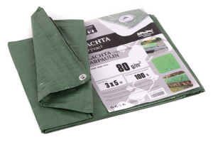 Plachta 3x5m - 80gr zelená