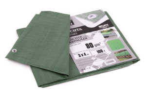 Plachta 3x4m -  80gr zelená