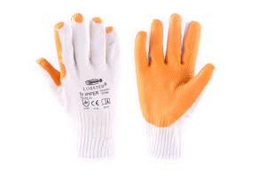 Rukavice SLIPPER 9" bielo-oranžové