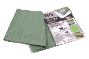 Plachta 2x2m - 80gr zelená